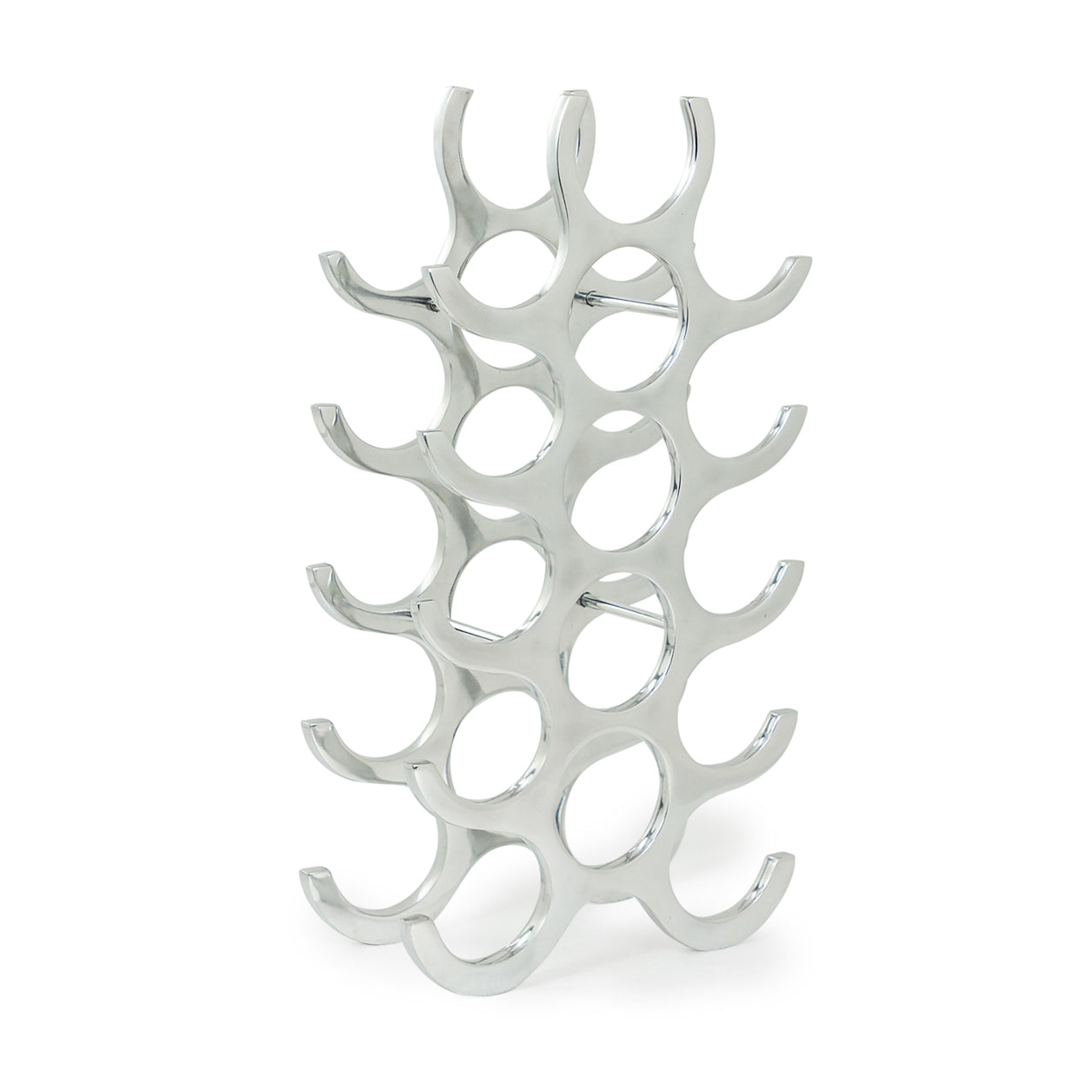 Aluminium Wine Rack Fifteen Bottles