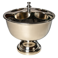 Keep your wine perfectly chilled with this elegant stainless steel 4-bottle tabletop wine cooler. Featuring a polished metal finish and timeless design, it’s ideal for home bars, dinner parties, and sophisticated entertaining.