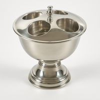 Keep your wine perfectly chilled with this elegant stainless steel 4-bottle tabletop wine cooler. Featuring a polished metal finish and timeless design, it’s ideal for home bars, dinner parties, and sophisticated entertaining.