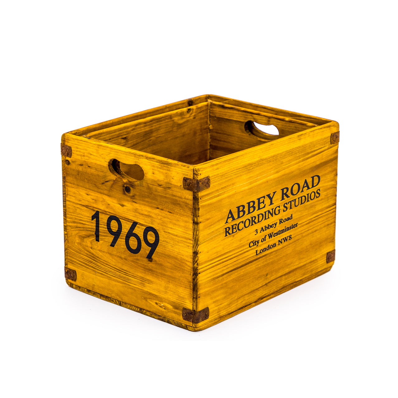 Abbey Road Vinyl Storage Boxes - Wooden Crates