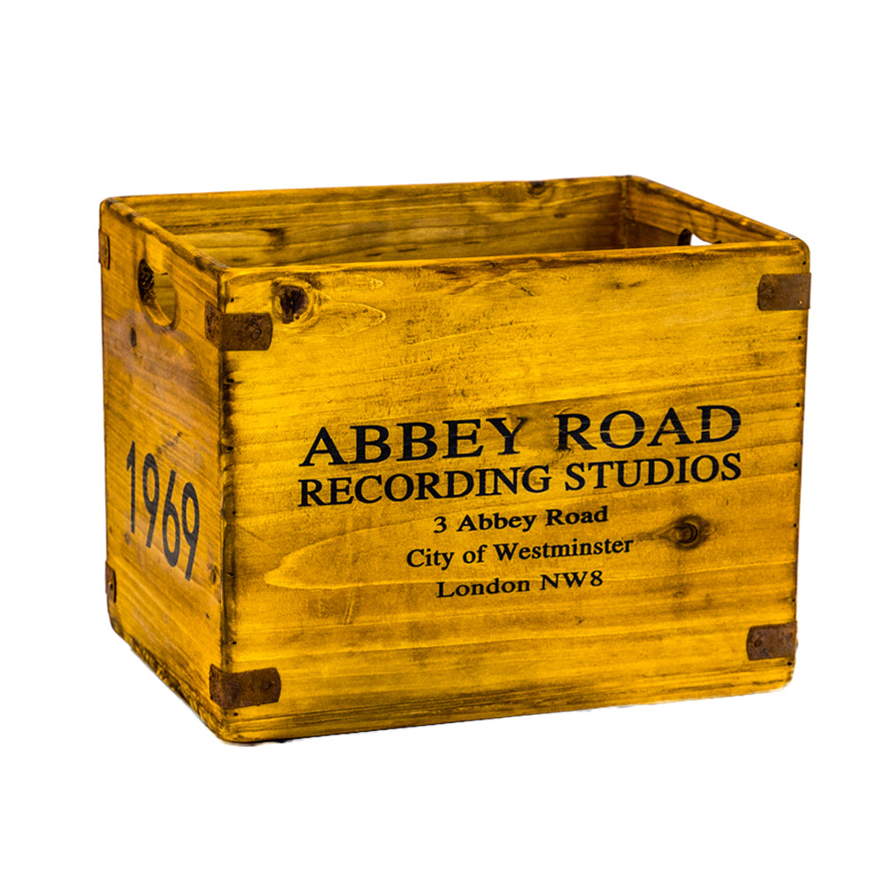 Abbey Road Vinyl Storage Boxes - Wooden Crates