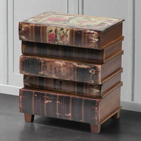 Antique Stacked Books Bedside