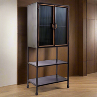 Black Metal Cabinet