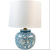Blue and White Ball Lamp 42 cm