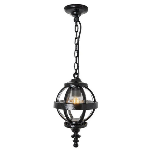 A traditional Victorian globe light made from cast iron. This classic and unique design will instantly lift an outdoor area giving it the authentic vintage look.&nbsp; Designed to a very high specification of IP67, this outdoor globe lantern light is made to sustain any weather type from raging storms, high winds to salty air.&nbsp; Anti-rust and anti-corrosion, this is a hardy high end quality porch light that is made to last. 