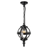 A traditional Victorian globe light made from cast iron. This classic and unique design will instantly lift an outdoor area giving it the authentic vintage look.  Designed to a very high specification of IP67, this outdoor globe lantern light is made to sustain any weather type from raging storms, high winds to salty air.  Anti-rust and anti-corrosion, this is a hardy high end quality porch light that is made to last. 