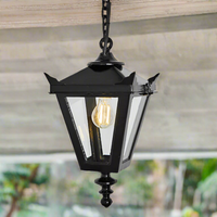 Cast Iron Victorian Traditional Lantern light  Outdoor IP67