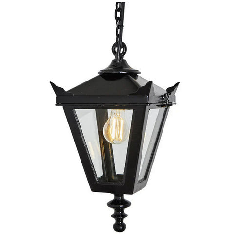 Victorian traditional cast iron hanging light made to sustain all weather conditions from high storms, wind and rain to sunnier outlooks.&nbsp;&nbsp; Anti-rust and anti-corrosion elements make this outdoor light is perfect for salty coastal regions, and/or mountainous regions.&nbsp;&nbsp; Perfectly elegant, it looks the part in any period property.&nbsp; 