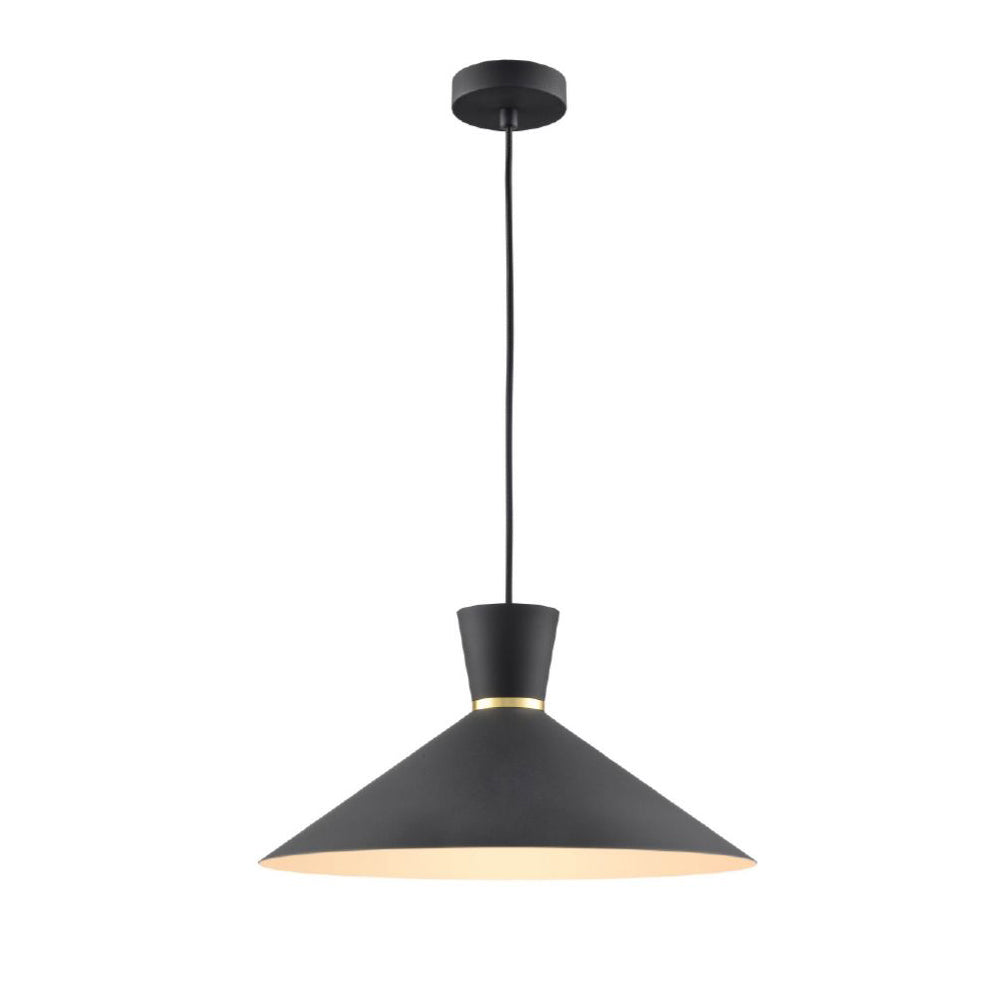 Great combination of black and aged brass lift this 4  light fitting into another sphere - industrial yet glamorous. A modern take on the traditional lantern,  perfect in a hall or living room.