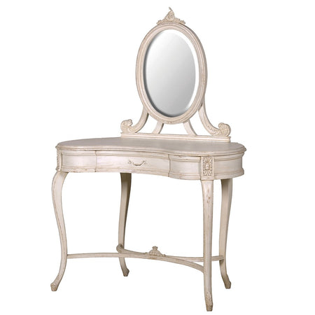 Aged Glass Console Dressing Table 110 cm