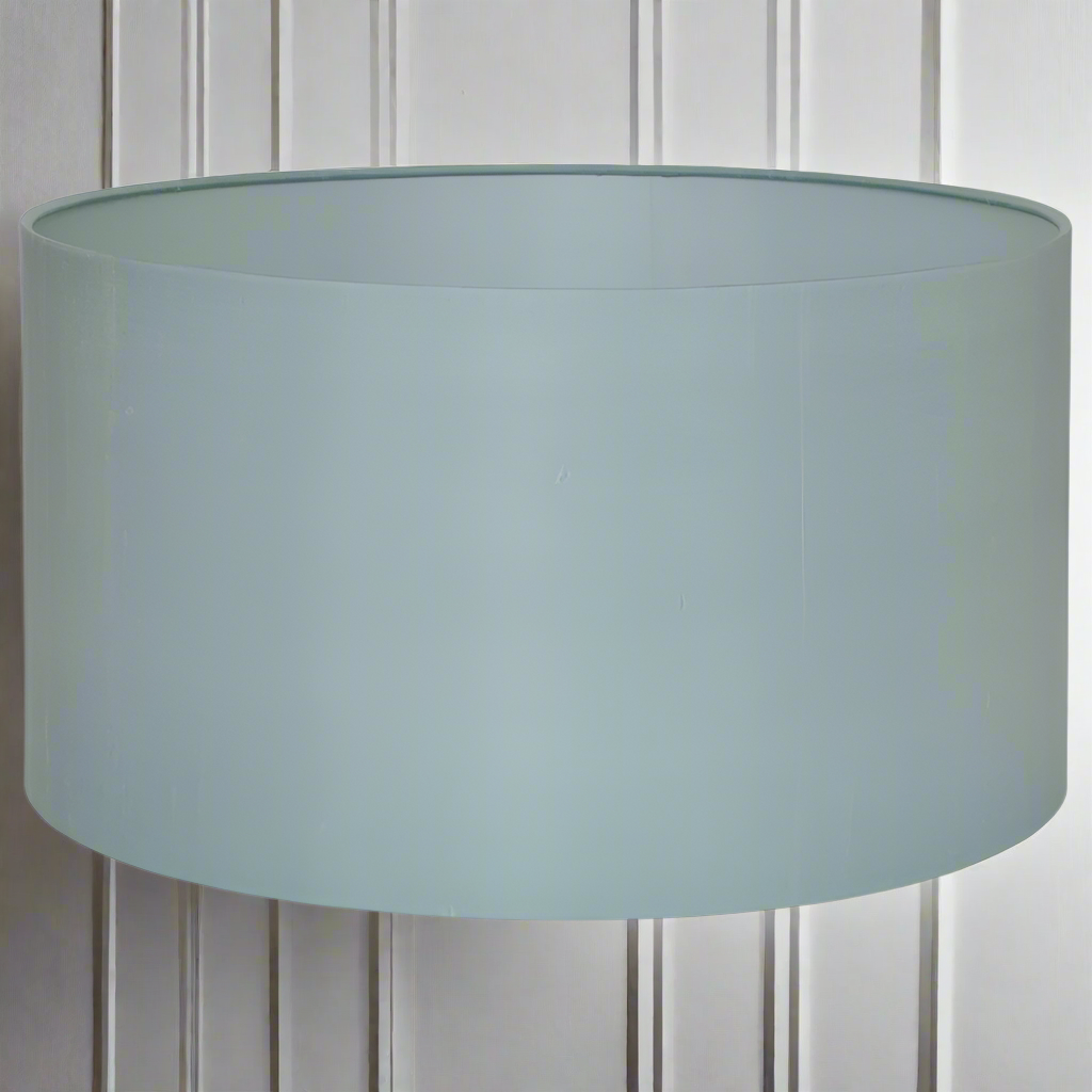 Duck Egg Blue Silk Lamp / Pendant Shade- 40/35 cm