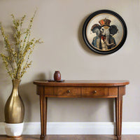 Elegant Elephant Round Print 44 cm