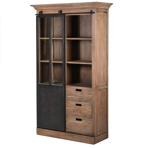 Elm and Iron Cabinet  201 cm REDUCED