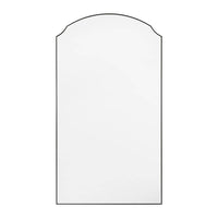 A simple and highly effective wall mirror minimalist in design yet maximum in impact. With an arched top and a slim black frame that is 2cm in depth.