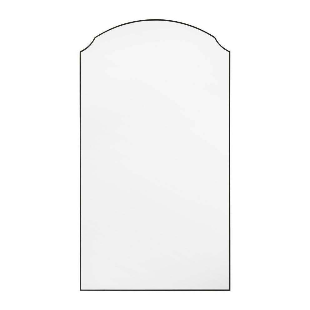 A simple and highly effective wall mirror minimalist in design yet maximum in impact. With an arched top and a slim black frame that is 2cm in depth.