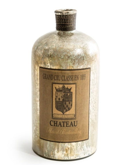 Vintage Glass Bottle / Vase - 23cm