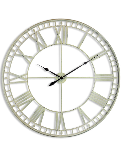 Extra Large White Skeleton Clock 120 cm