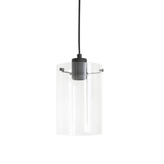 A stunning glass pendant light blending modern elegance with timeless design that will transform your space into a warm inviting haven.  
Featuring a clear cylindrical glass shade that allows the warm glow of an Edison-style bulb to shine through, this pendant is ideal for creating a cozy and inviting atmosphere in any room.  
The sleek, minimalist design of this pendant means it works in a variety of spaces.  Hang above a kitchen island or dining table to create a well lit, inviting atmosp