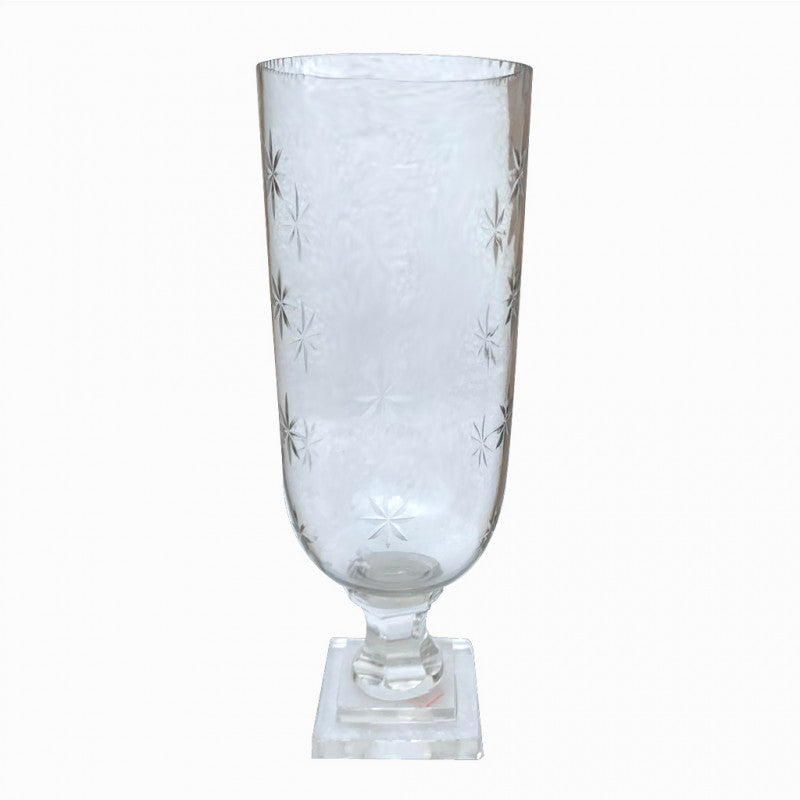Glass Hurricane Lamp Medium