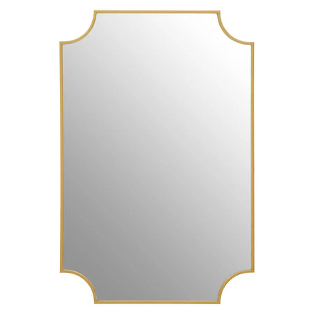 Westdene Rectangular Gold Mirror 121 x 81 cm