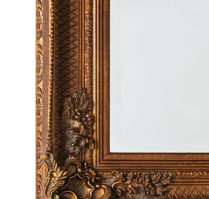 Gold Ornate Mirror 111 cm x 80 cm