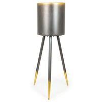 Grey Metal Plant Stand