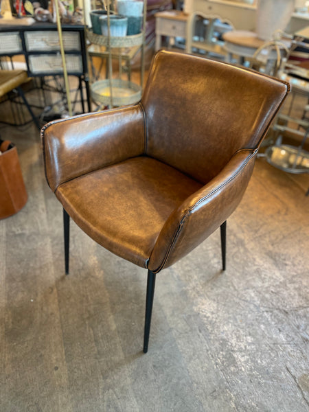 Brown Vintage Leather 2 Seat Sofa