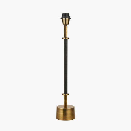 Black & Gilt 'Bank' Lamp 42 cm
