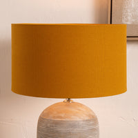 Mustard Cotton Lamp Shade 40 cm