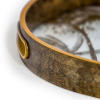 Palm tree round trays. The trays are clear transparent, not mirrored.
These decorative trays are a simple yet impactful way to elevate your space. They offer both style and function, helping you keep things organized while also contributing to your home's aesthetic. Whether you're using them for displaying personal items, serving guests, or simply as a decorative pieces, these stylist trays can enhance the beauty and practicality of any room.