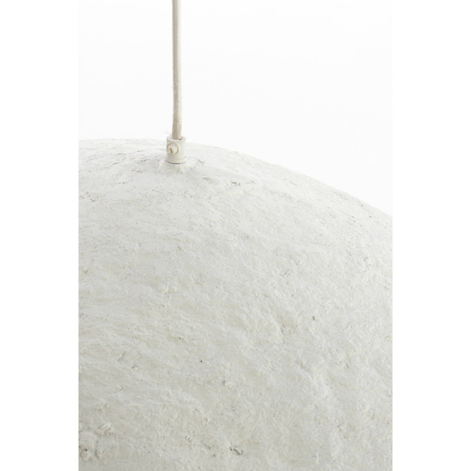 Contemporary 'Wave' Pendant Light: Modern Plaster Elegance