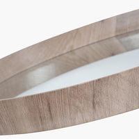 Circular Wooden Scandi Mirror 74 cm