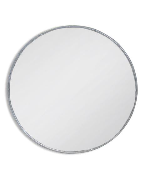 Narrow Gilt Oval Mirror 77cm