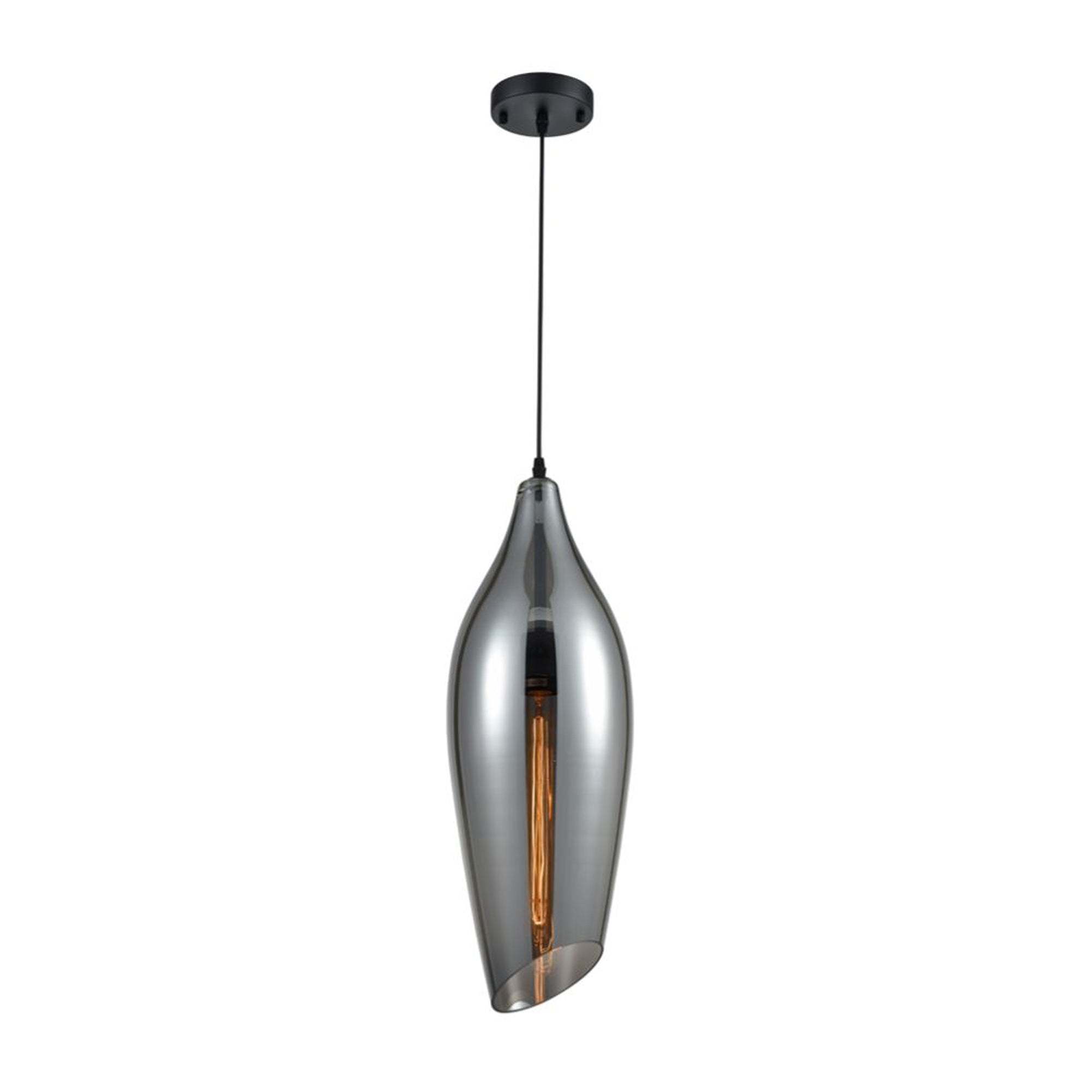 Extra long Aerial smoked glass pendant , perfect island pendant.  Long asymmetric design  contemporary, angled cut glass, subtle colouring, stunning in any setting. These jewelled coloured lights are perfect over a kitchen island.