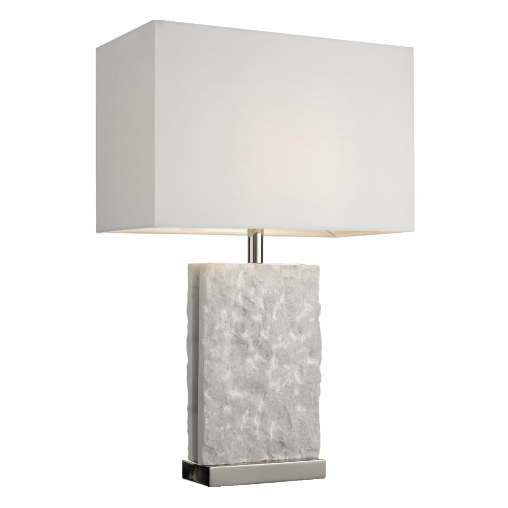 Marble Lamp 66 CM With Shade - CLEARANCE