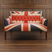 Union Jack Button Back Sofa