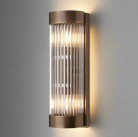 Antique Brass Finish Wall Lamp