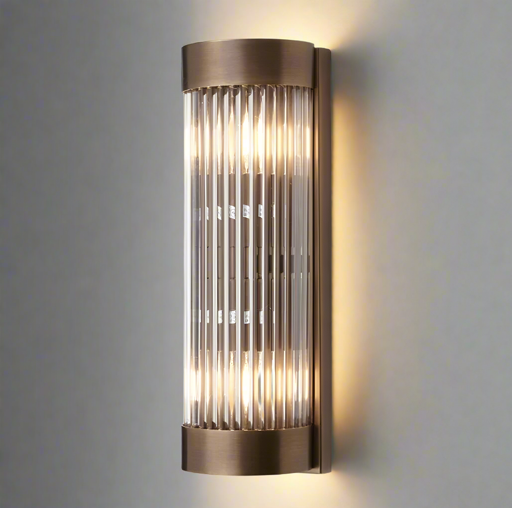 Antique Brass Finish Wall Lamp