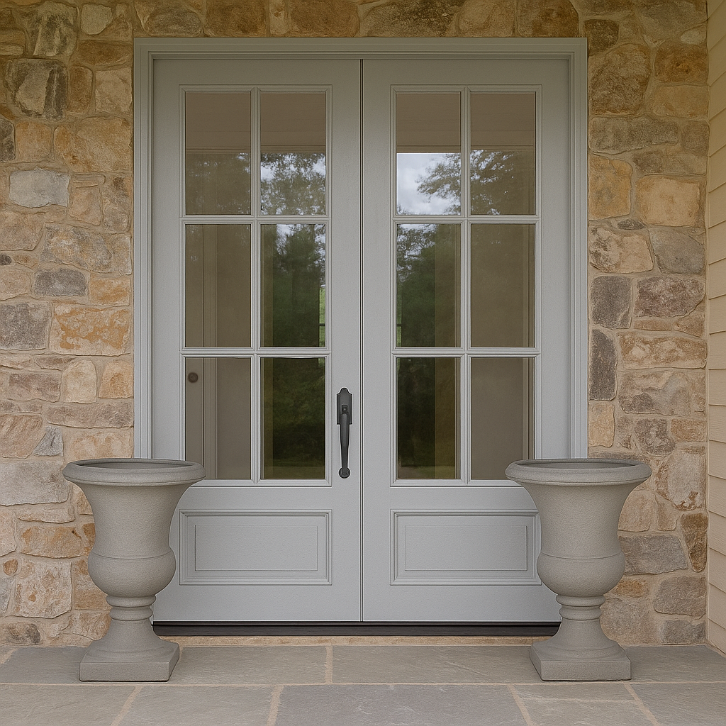 Grey Stone Garden Urn - CLEARANCE