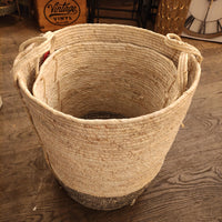 Set of Two Wicker Baskets - CLEARANCE