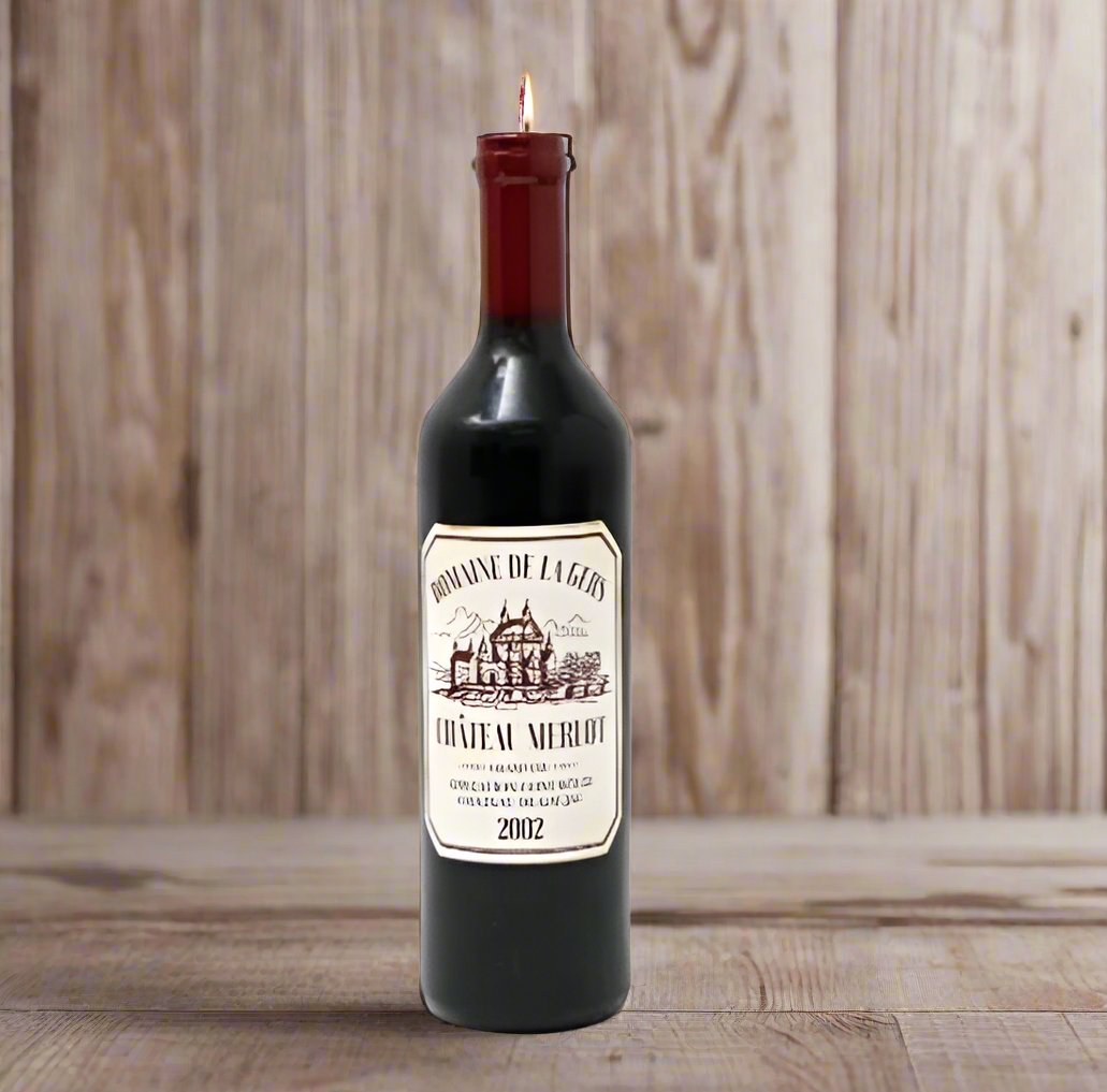 Wine Bottle Candle