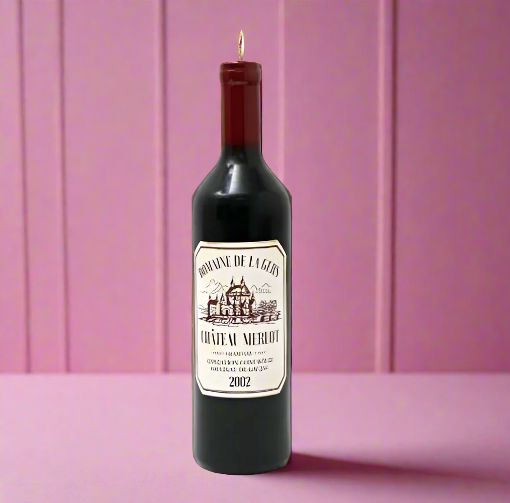 Wine Bottle Candle
