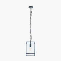 Black & Glass Hall Lantern