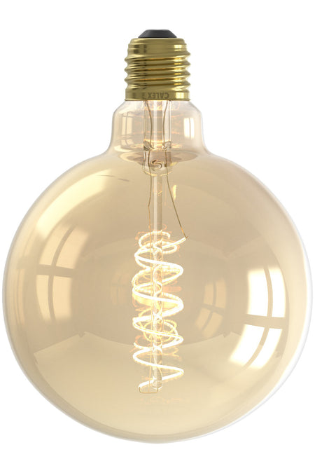 Dimmable LED Extra Large Lemon Squirrel Filament Bulb - E27 (Tinted)