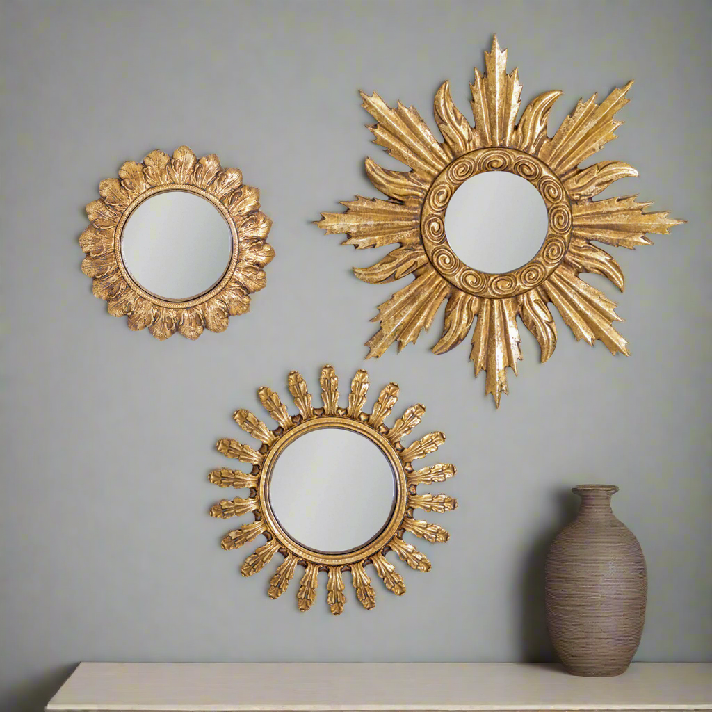 Mini Convex Gold Sun 30 cm