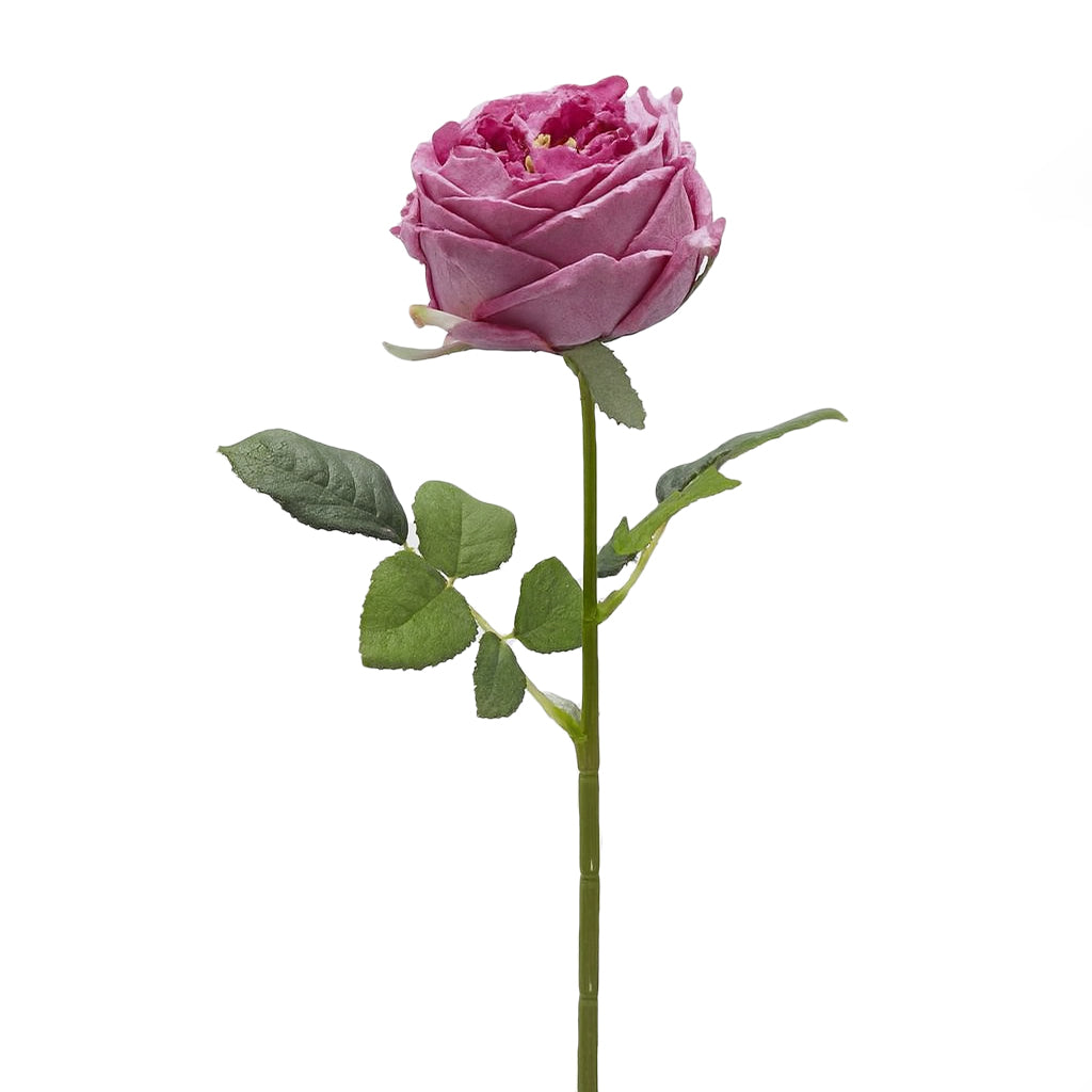 Dark Pink Real Feel Rose Stem