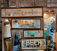 Mirrored Wall Sign "Champagne" 97 cm x 22 cm