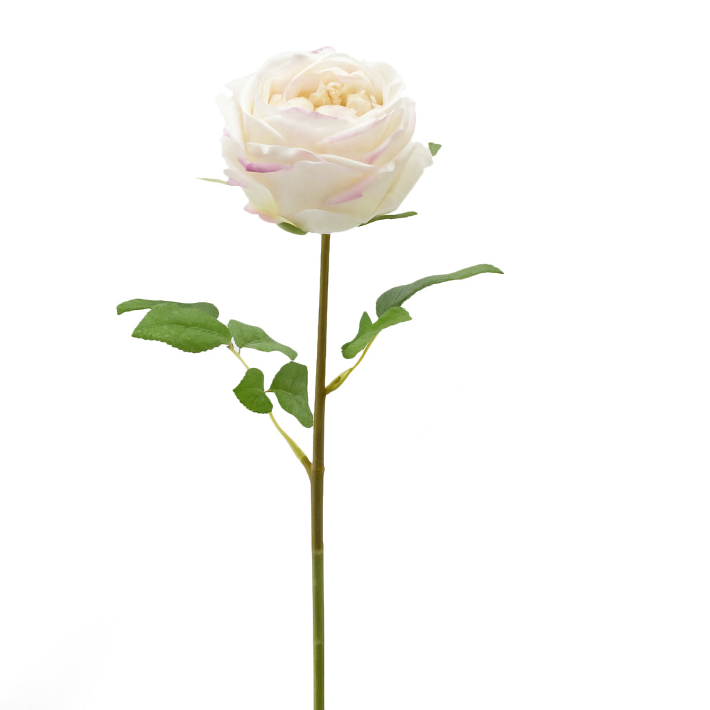 White Real Feel Rose Stem