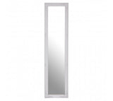 Tall White Wood Standing and Wall Mirror