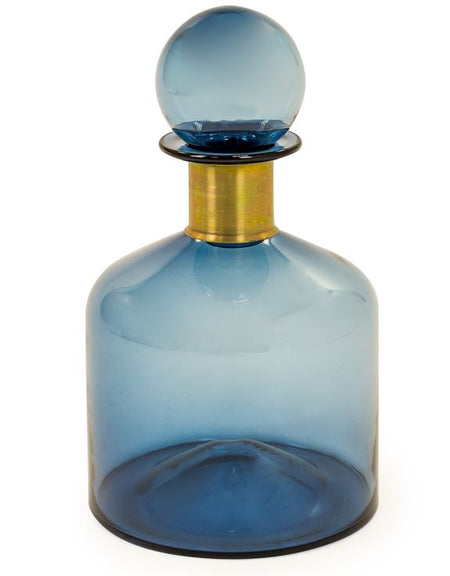 Large Mercury Glass Bottle / Vase - 38cm